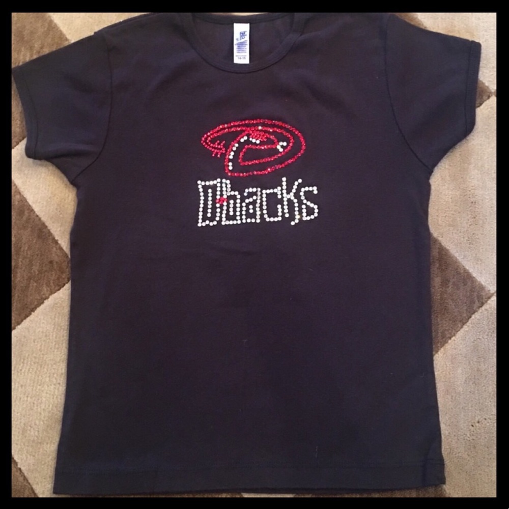 🐍AZ D-Backs🐍 custom made rhinestone top